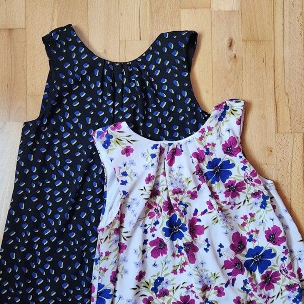 Massini 2 Sleeveless Dress Bundle, Black & White, Size Small